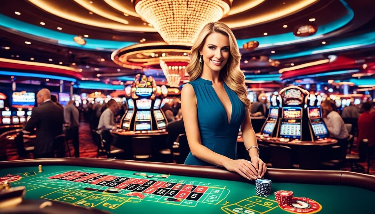 Ilustrasi slot online populer di Indonesia